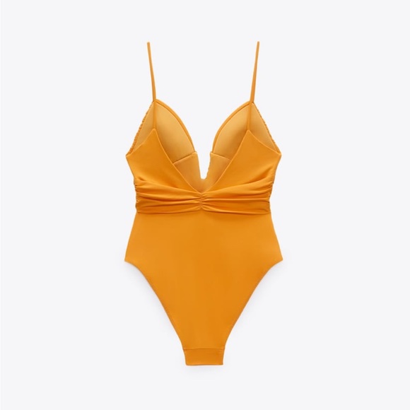 ZARA DRAPED SWIMSUIT - Picture 3 of 4